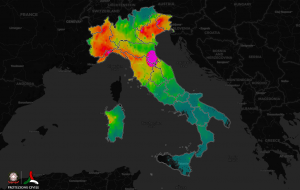pioggia 24 aprile italia